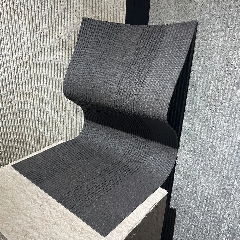 Artificial Flexible Stone Tile Soft Porcelain Slabs Mcm Sandstone Wall Decoration Slate Clay Wall Ceramic PU Rock Stone Panel