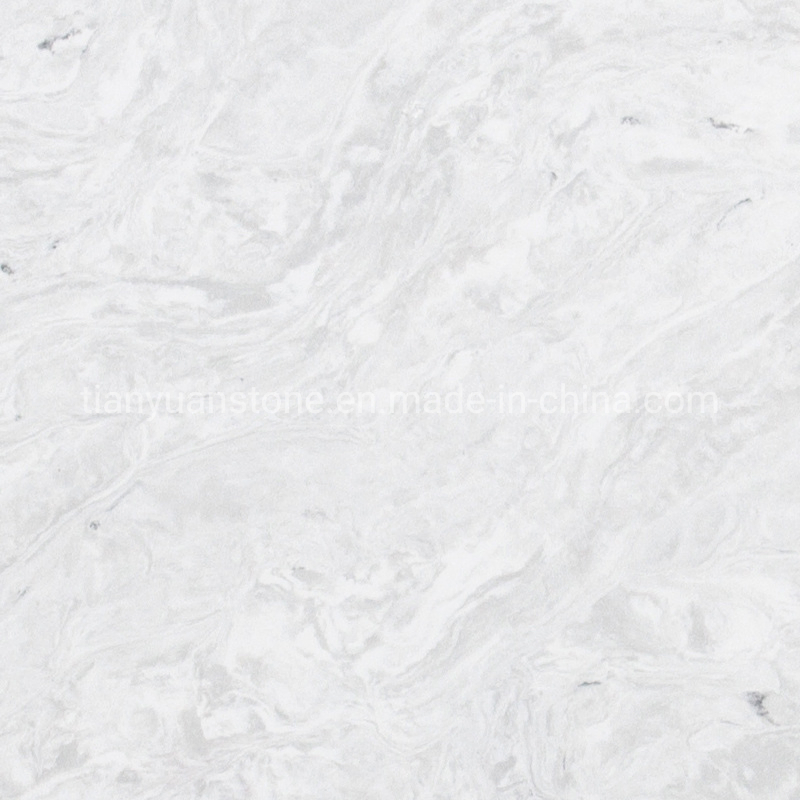 Artificial Quartz Slab Engineered Stone for Countertop Vanity Top