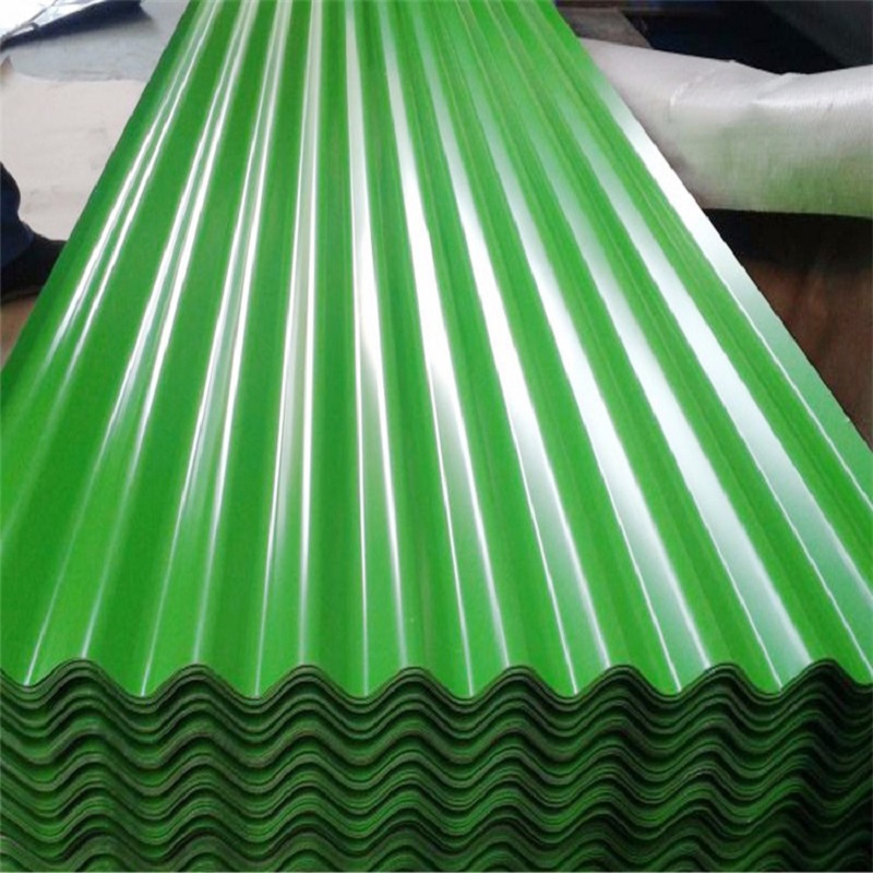 High Quality Corrugated Sheet Metal Cream Green Slate Metal Roof Steel Roof Sheets