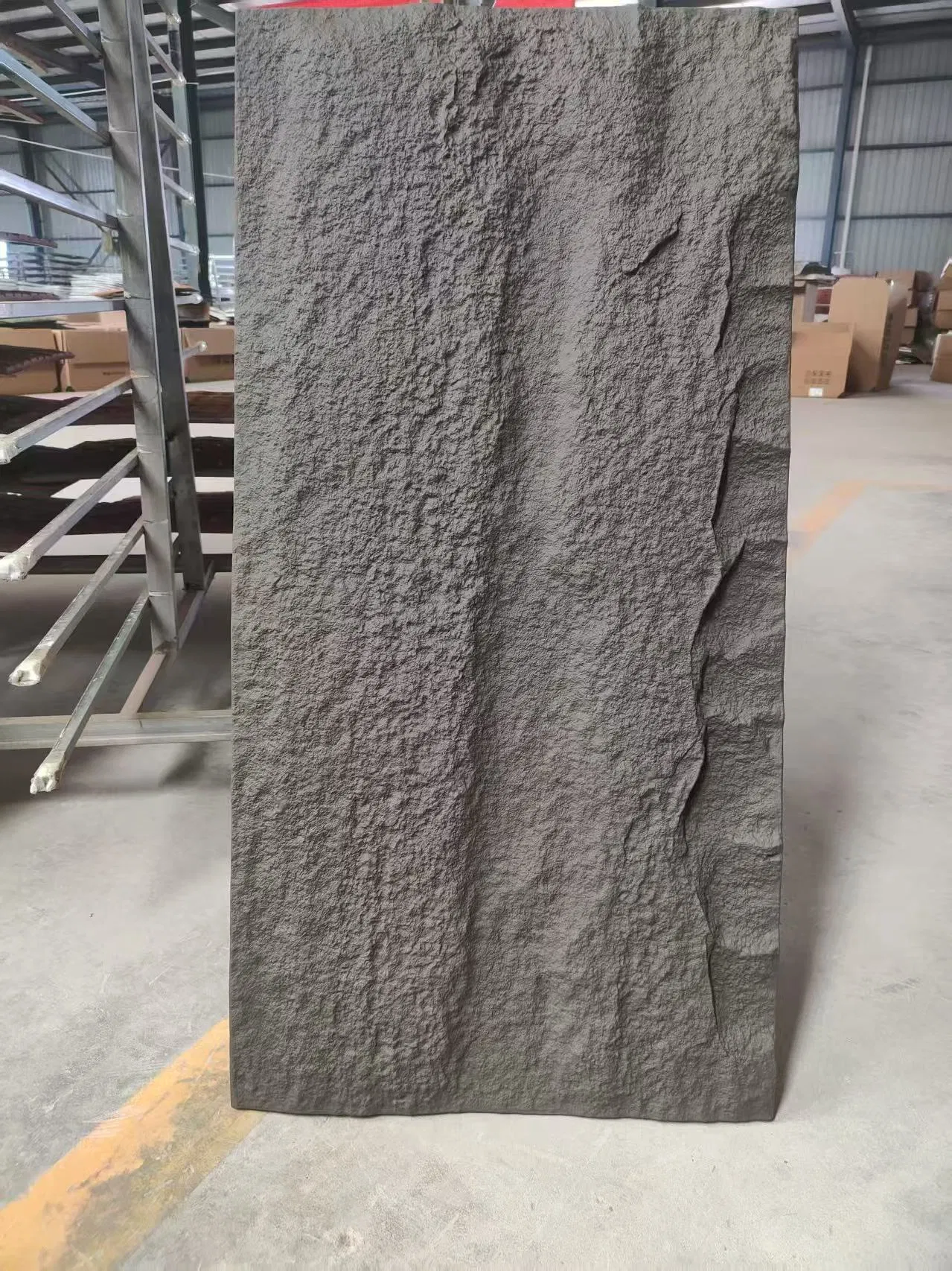 2900*600mm Wholesale Mushroom PU Stone Wall Panel Rock Faux Stone Veneer for Decorations