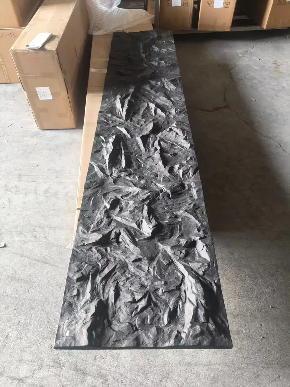 2900*600mm Wholesale Mushroom PU Stone Wall Panel Rock Faux Stone Veneer for Decorations