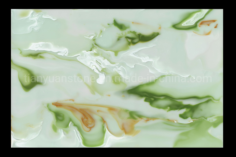 Translucent Colorful Faux Onyx Panel Artificial Onyx Stones for Wall Decoration