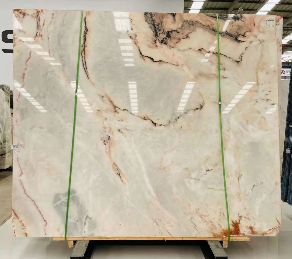 2024 New Pink Onyx Stone for Interior Polished