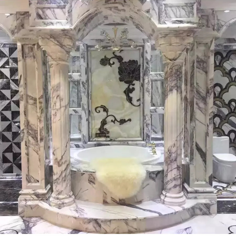 Polished White Marble Granite Stone for Cut to Size, Countertops, Paving, Floor