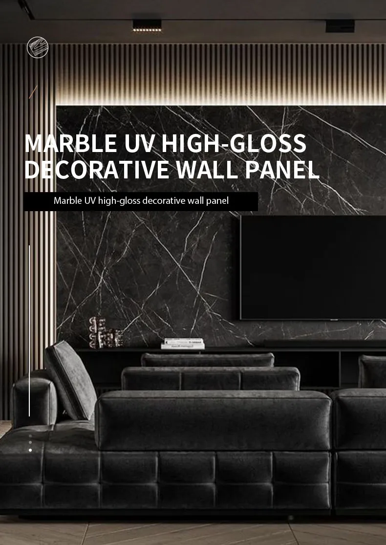 Premium PVC Carbon Slate Marble Wall Paneling Sheet