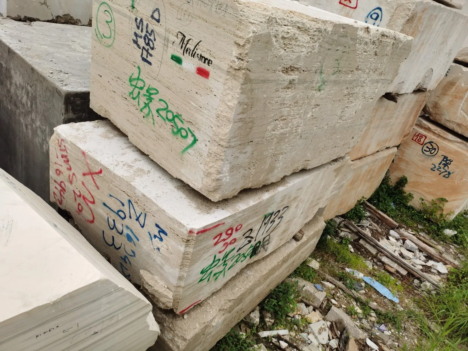 Travertine Brown Tile Cut to Size Block