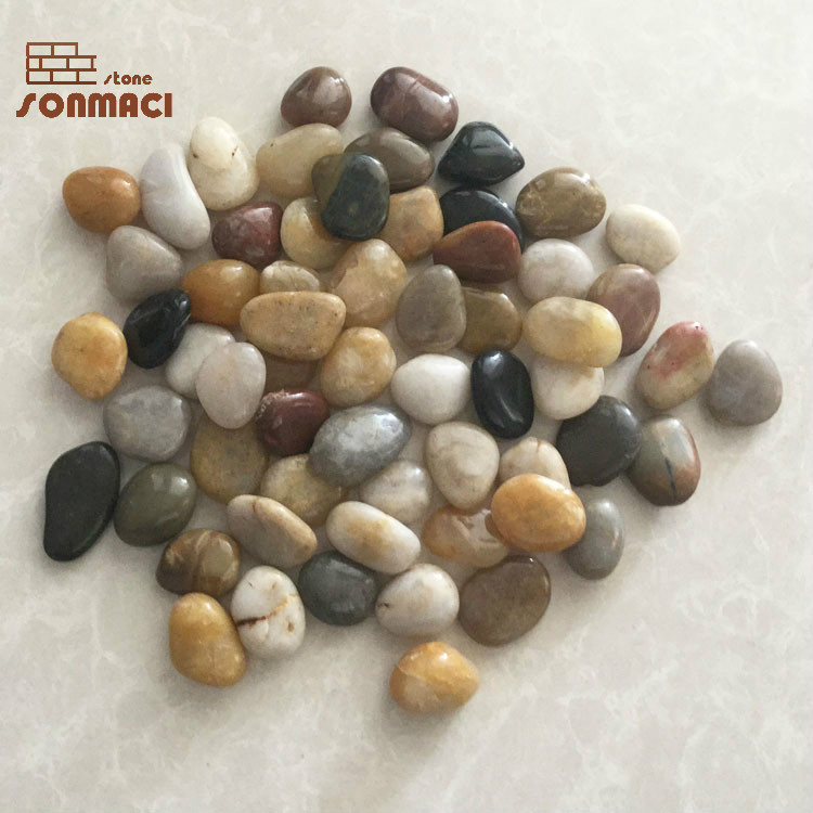 Small Size Decorative Grey Pebble Stones