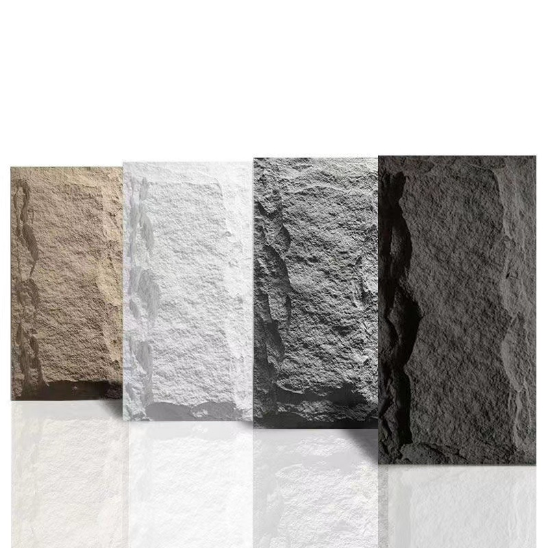 Modern Design Strong Decorative Material Veneer Panels PU Foam Artificial Stone