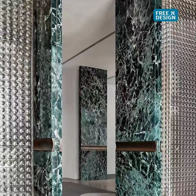 Big Slab Flat Mosaic Bathroom Tile Onyx Nature Stone with High Quality