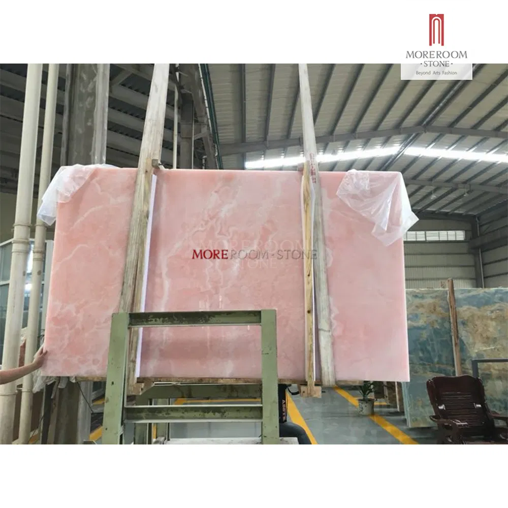 Natural Pink Onyx Stone Slab