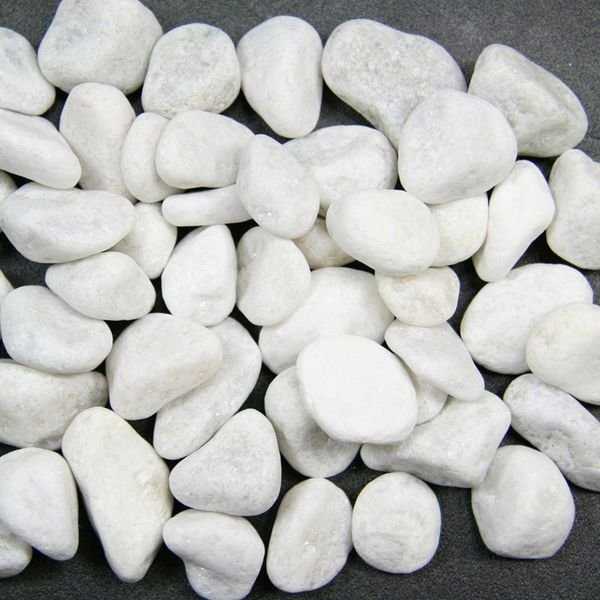 Garden Landscape Stone Natural Snow White Quartz Pebbles