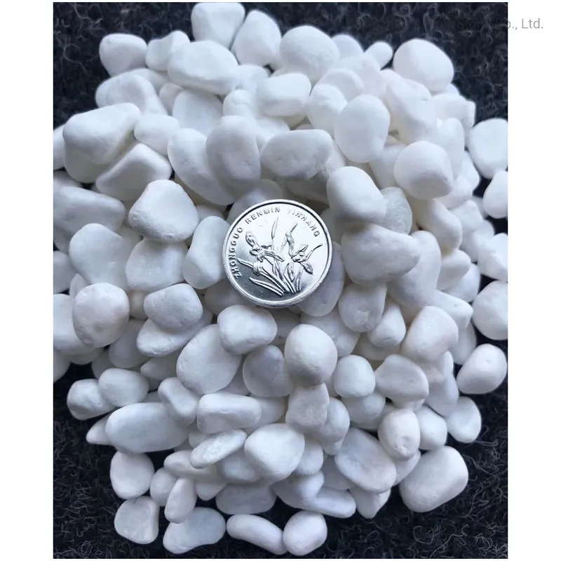 Polished White Gravel Stone