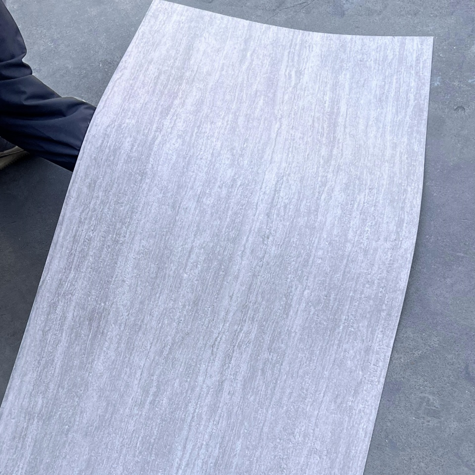 Wall Decorative Artificial Travertine Stones Wholesale Outdoor Indoor Fireproof Foldable Soft Tiles 1200X3000mm