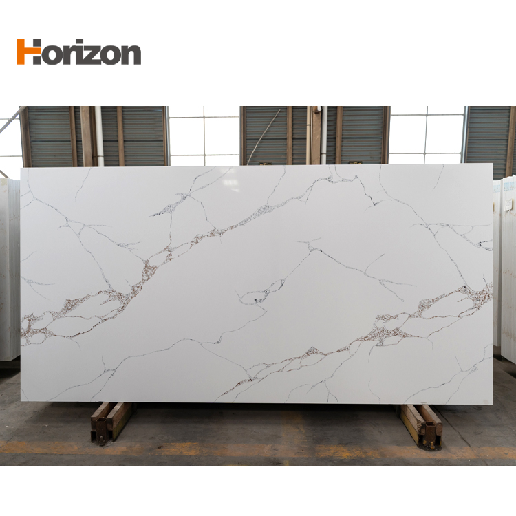 New Arrivals Calacatta Viola Natural Marble Engineered Stone for Kitchentop Countertop