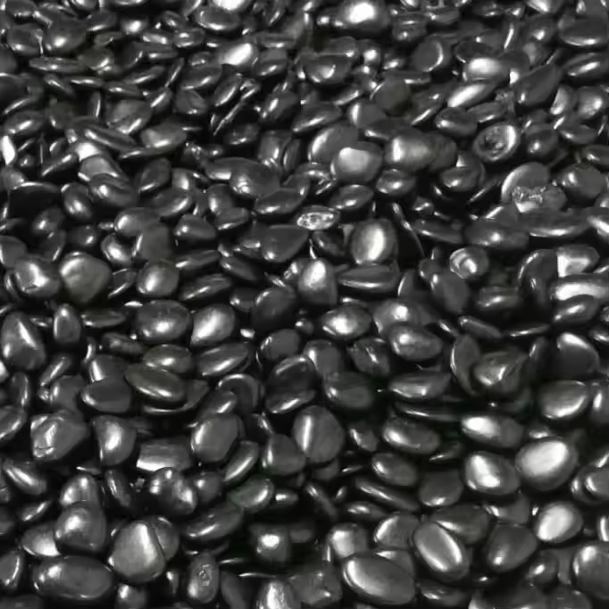 Best Choice Black Natural Polished River Rock Landscaping High Quality Natural Cobble Stone Black Beach River Pebble Rock