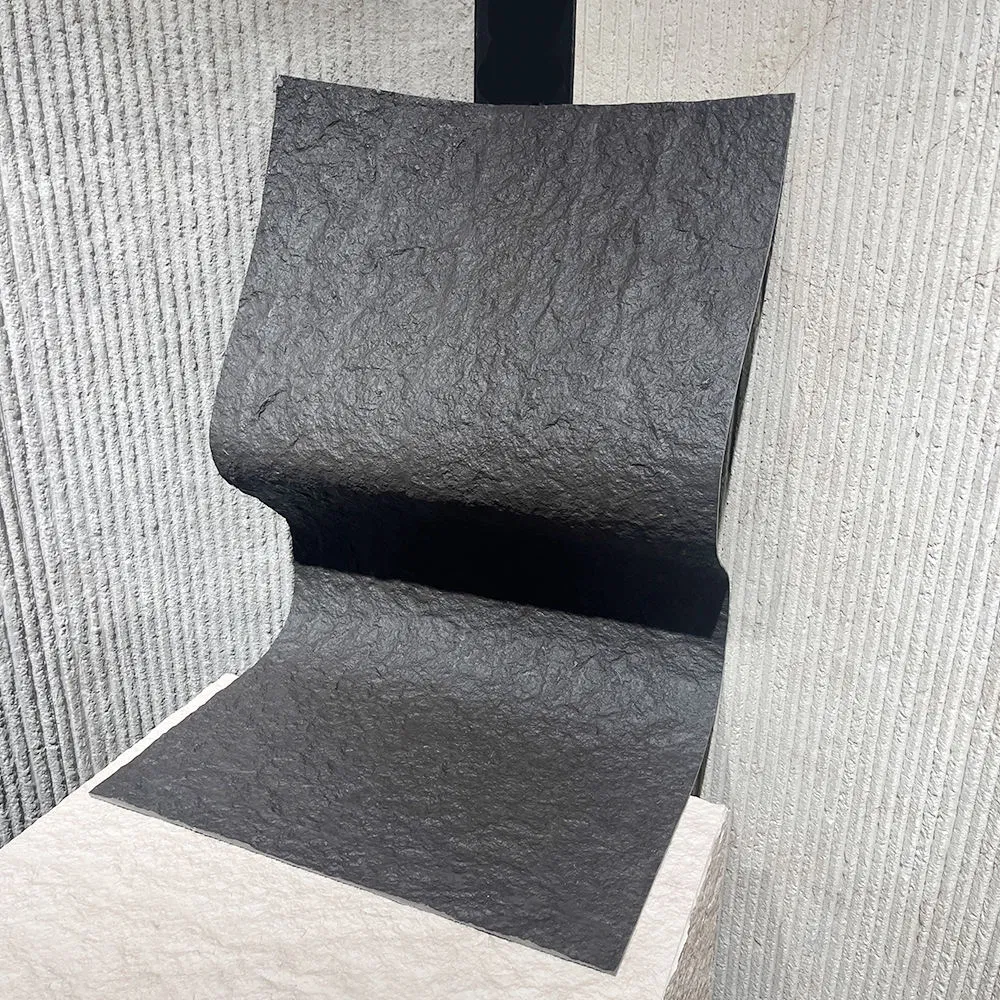 Artificial Flexible Stone Tile Soft Porcelain Slabs Mcm Sandstone Wall Decoration Slate Clay Wall Ceramic PU Rock Stone Panel