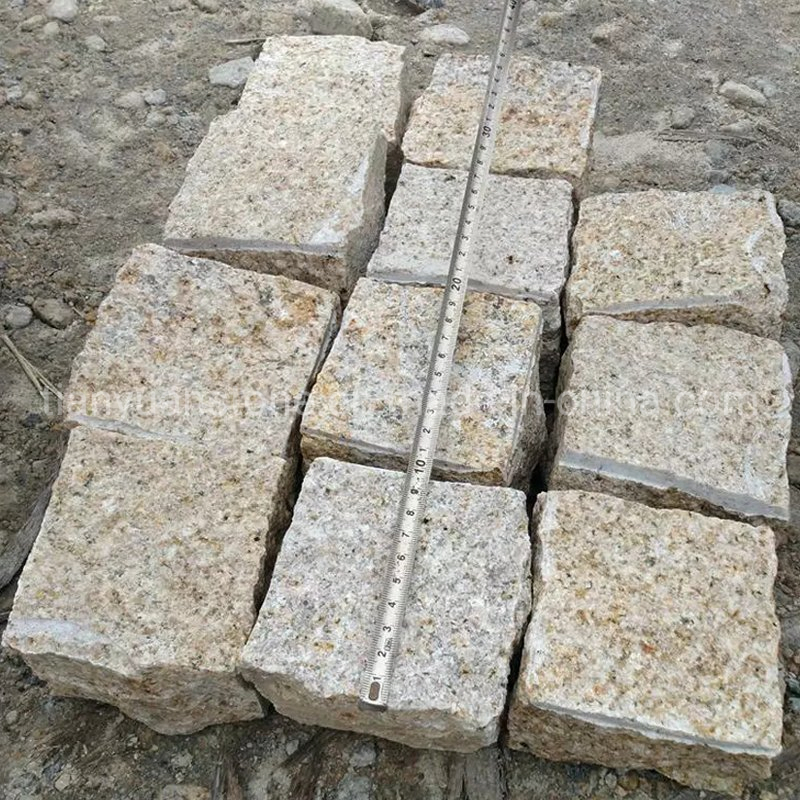 G682 Sunset Gold Granite Cobblestone/Paving Stone/ Concrete Pavers