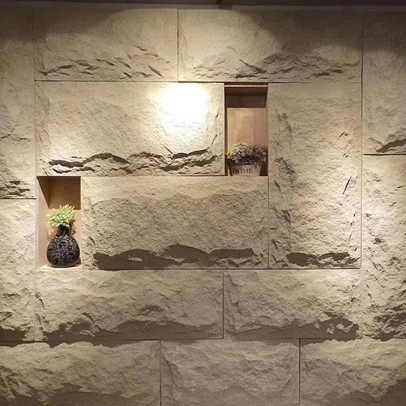 Factory Price Faux Decorative Mushroom Stone Artificial Stone PU Foam Stone