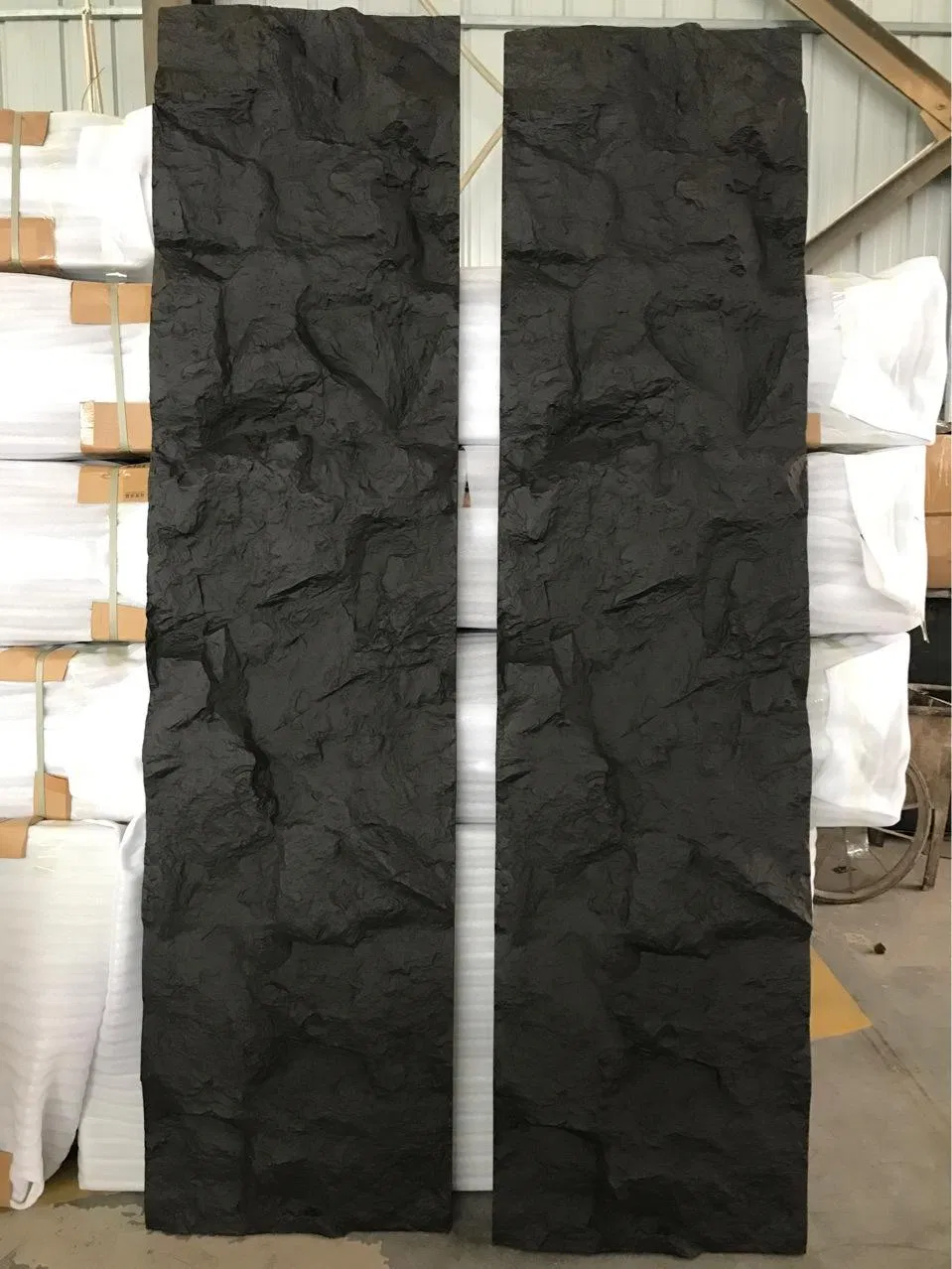 Wholesale Mushroom PU Stone Wall Panel Rock Wall Panel Faux Stone Wall Panel Outdoor Stone Veneer