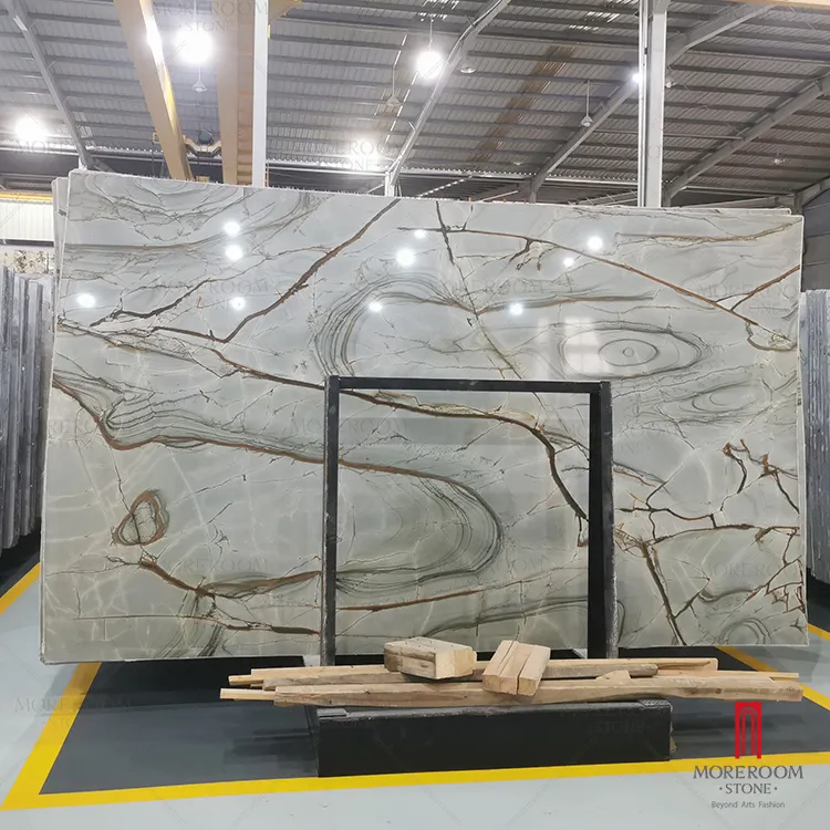 Blue Roman Impression Quartzite Slab