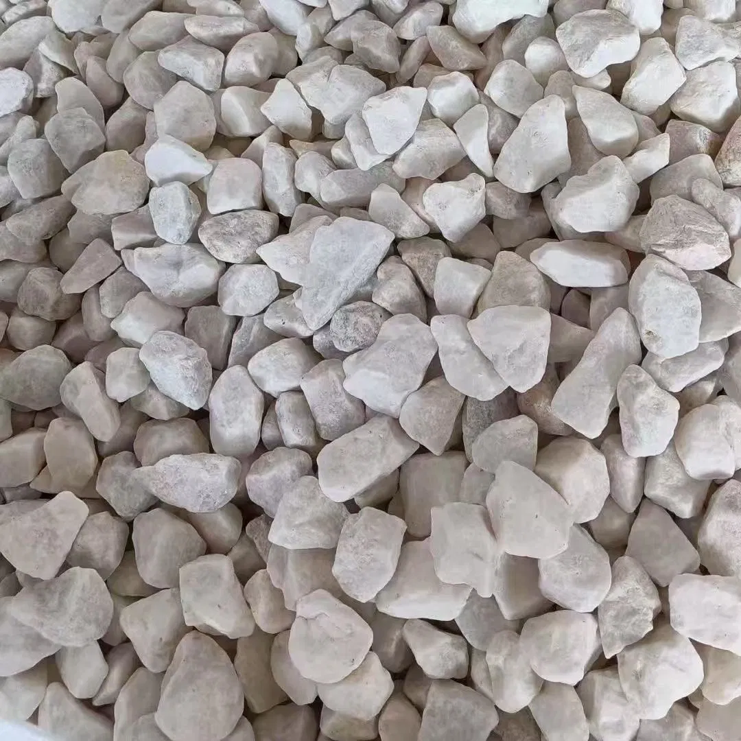 White Pebble Stone Fragment for Garden Landscape Decoration Outdoor Project