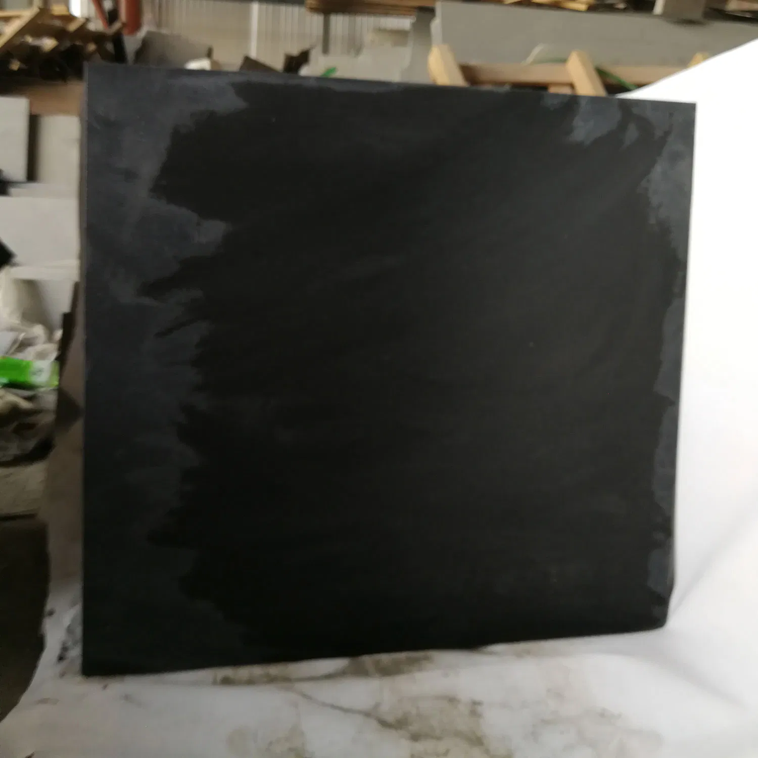 Cut to Size Leather Surface China Mongolia Black Stone Granite Floor