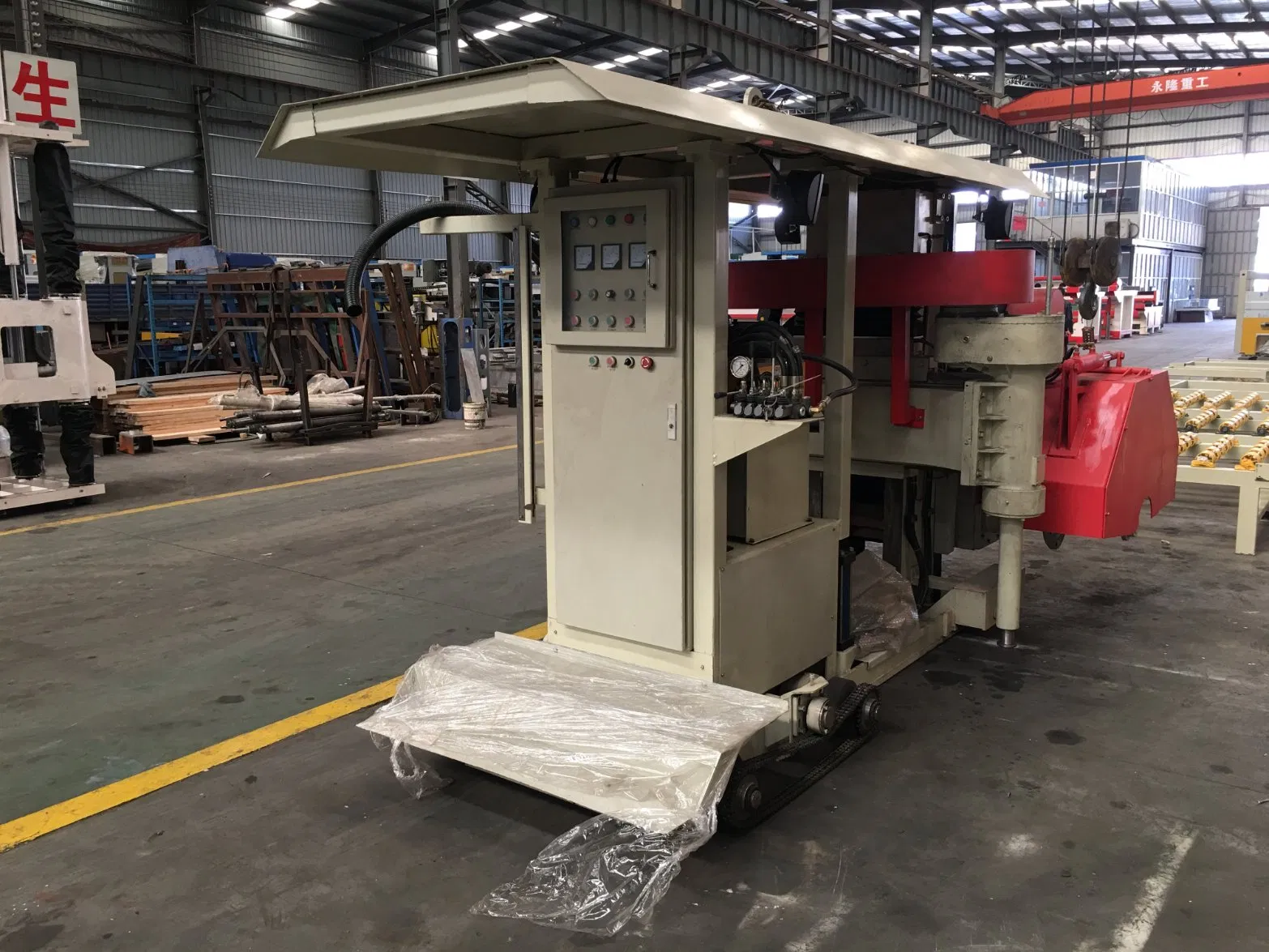 2026 Hualong Machinery Hkss-1400 Rail Electric Quarry Sandstone Block Sawing Cutting Machine for Limestone Laterite