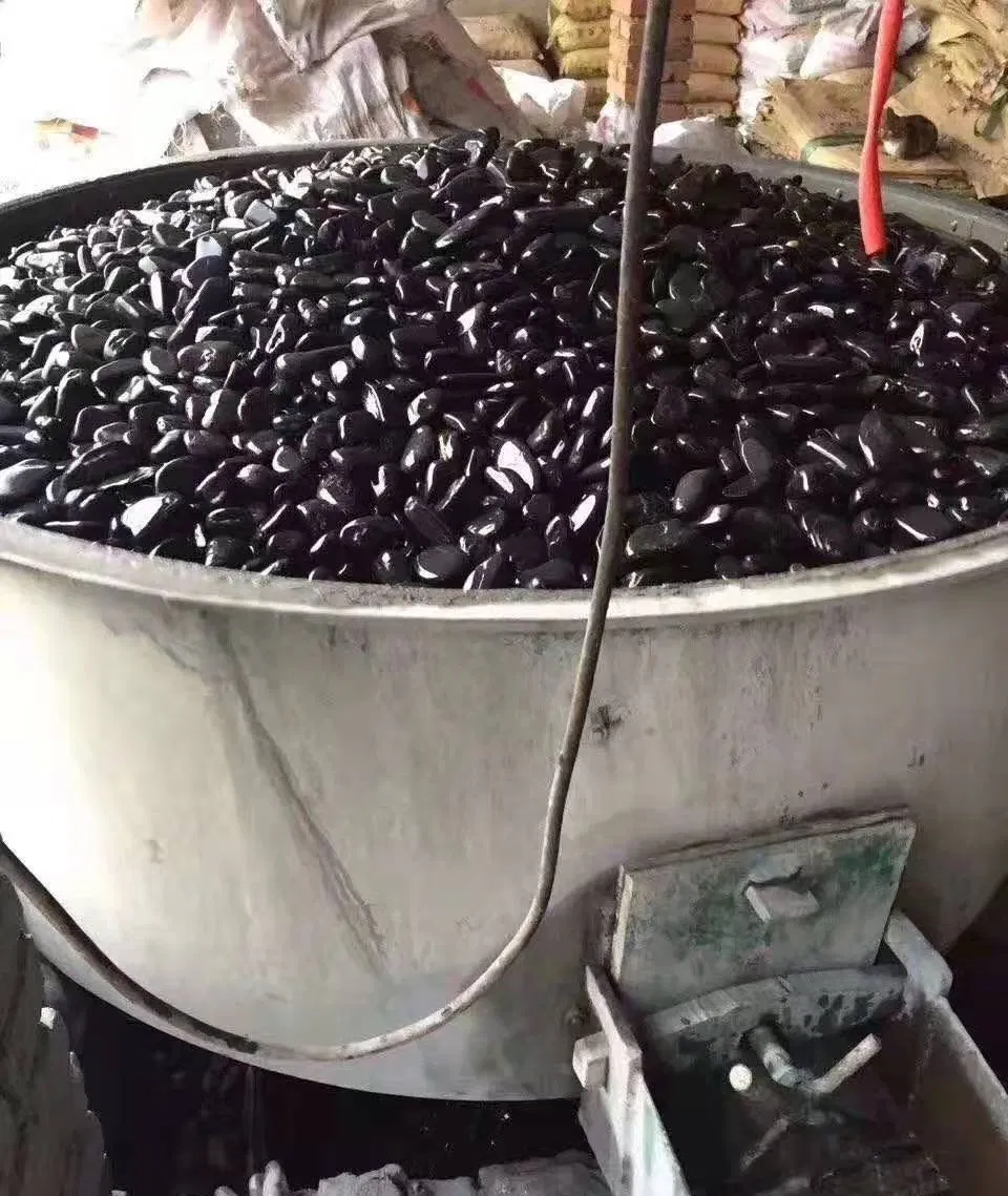 Black Pebble Stone Banner