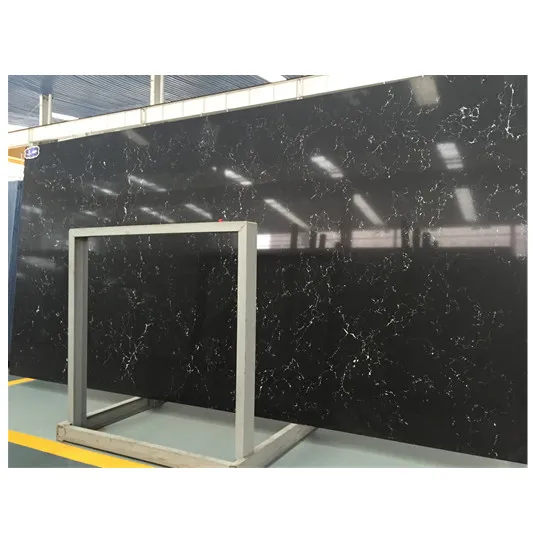 Absolute Black Engineered Stone Slab