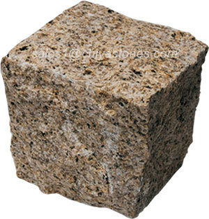 Natural Stone Beige/Black/Red/Grey/Granite Basalt 10X10 Cobblestone Cube Stone for Gardening/Landscaping/Parking/Driveway/Walkway Paving Kerbstone