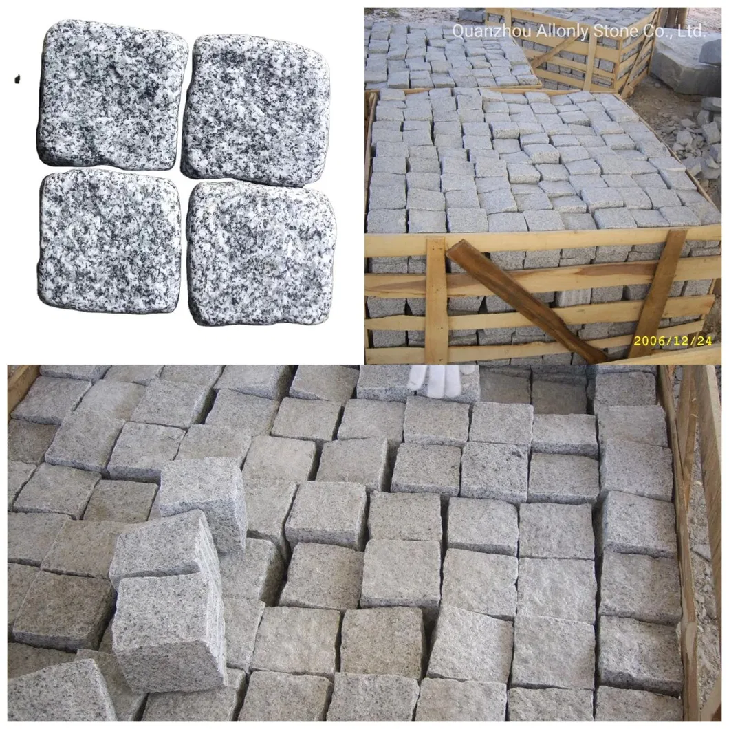 Light Grey Granite Cobblestone