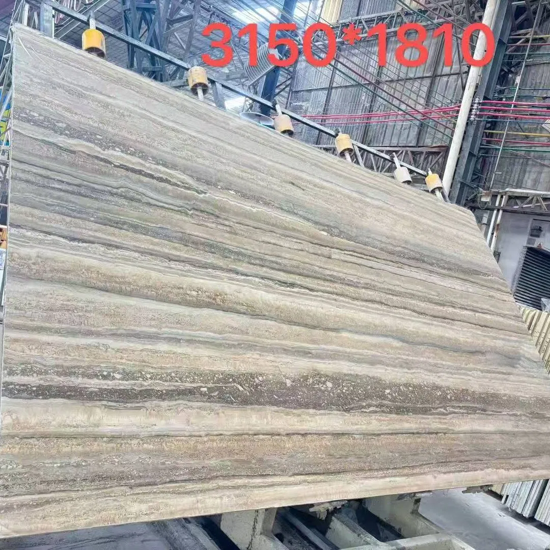 Italian Silver Grey Travertine for Flooring Tile/Wall Slab Tile