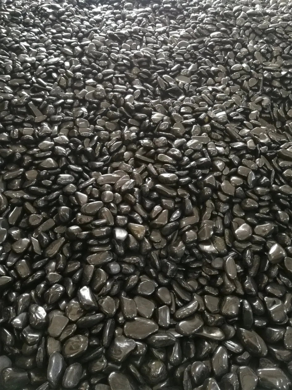 Black River Pebble Stone for Garden Landscape Decoration Outdoor Project