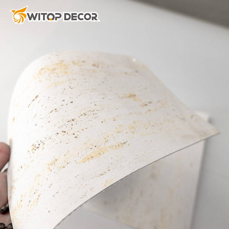 Slate Polished Split Big Slab Grey Beige Artificial Stone Flexible