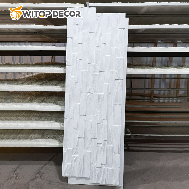 Outdoor Artificial Slate Cladding Cultural Decorative Stones Veneer Faux Stone Wall Panels