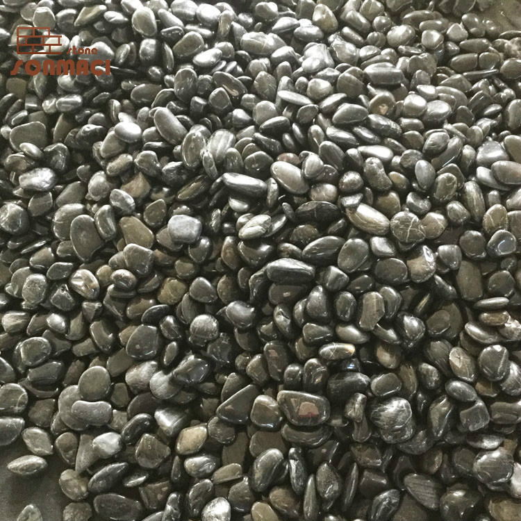 Small Size Decorative Grey Pebble Stones