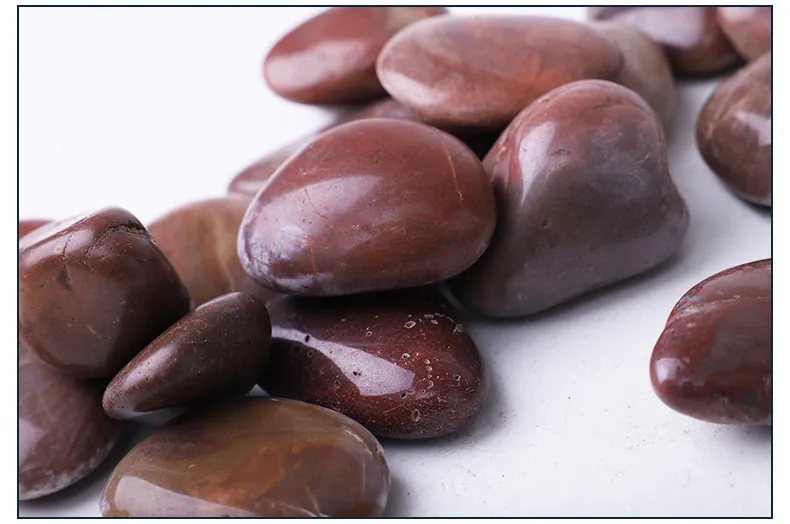 Landscape Design Red Pebbles