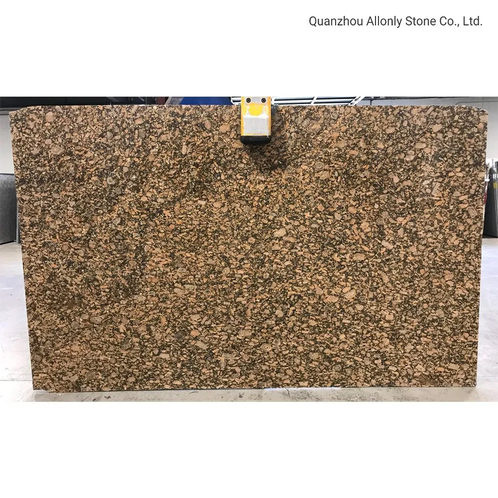 Wholesale Stone Price Giallo Fiorito Granite Slab for Floor Wall Tile