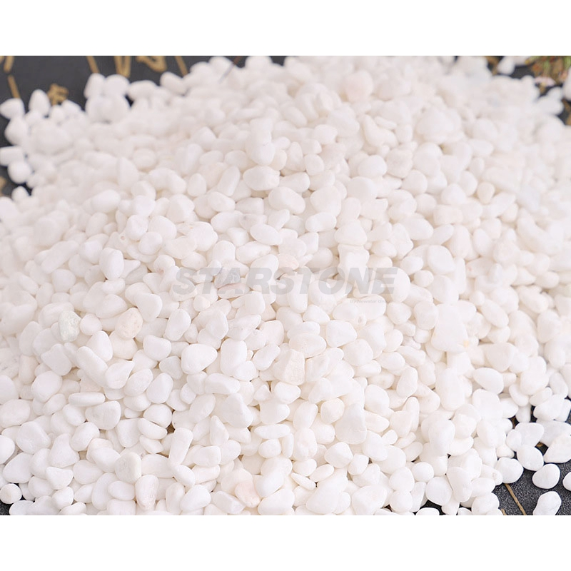 Starstone Decorative White Color Natural Polished Gravel Pebble Stone