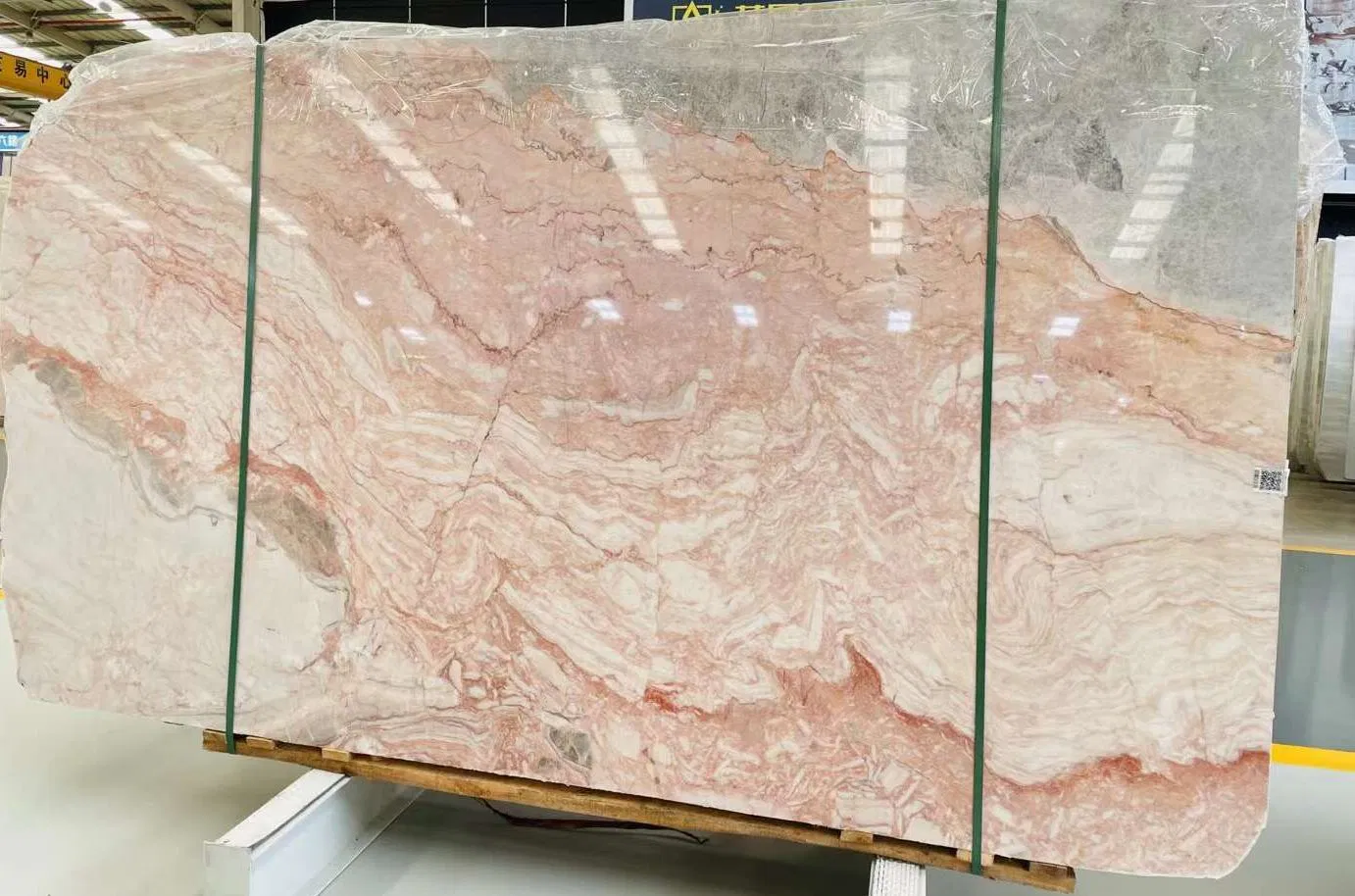 2024 New Pink Onyx Stone for Interior Polished