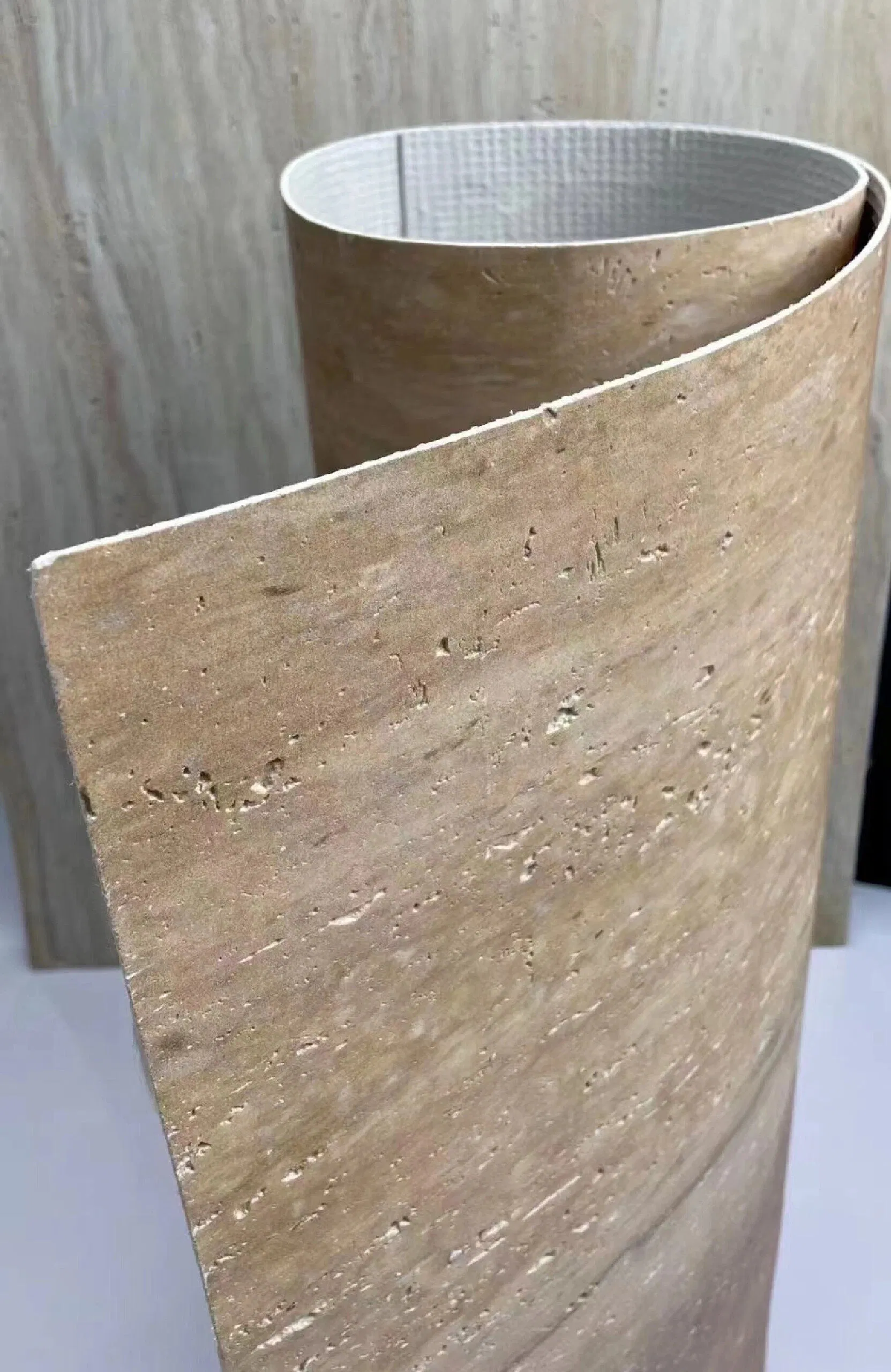 3D Printed Ultra-Thin Artificial Soft Porcelain Stone Star Moon Wall Brick Roman Cave Exterior Cut-to-Size Flexible Rammed Stone