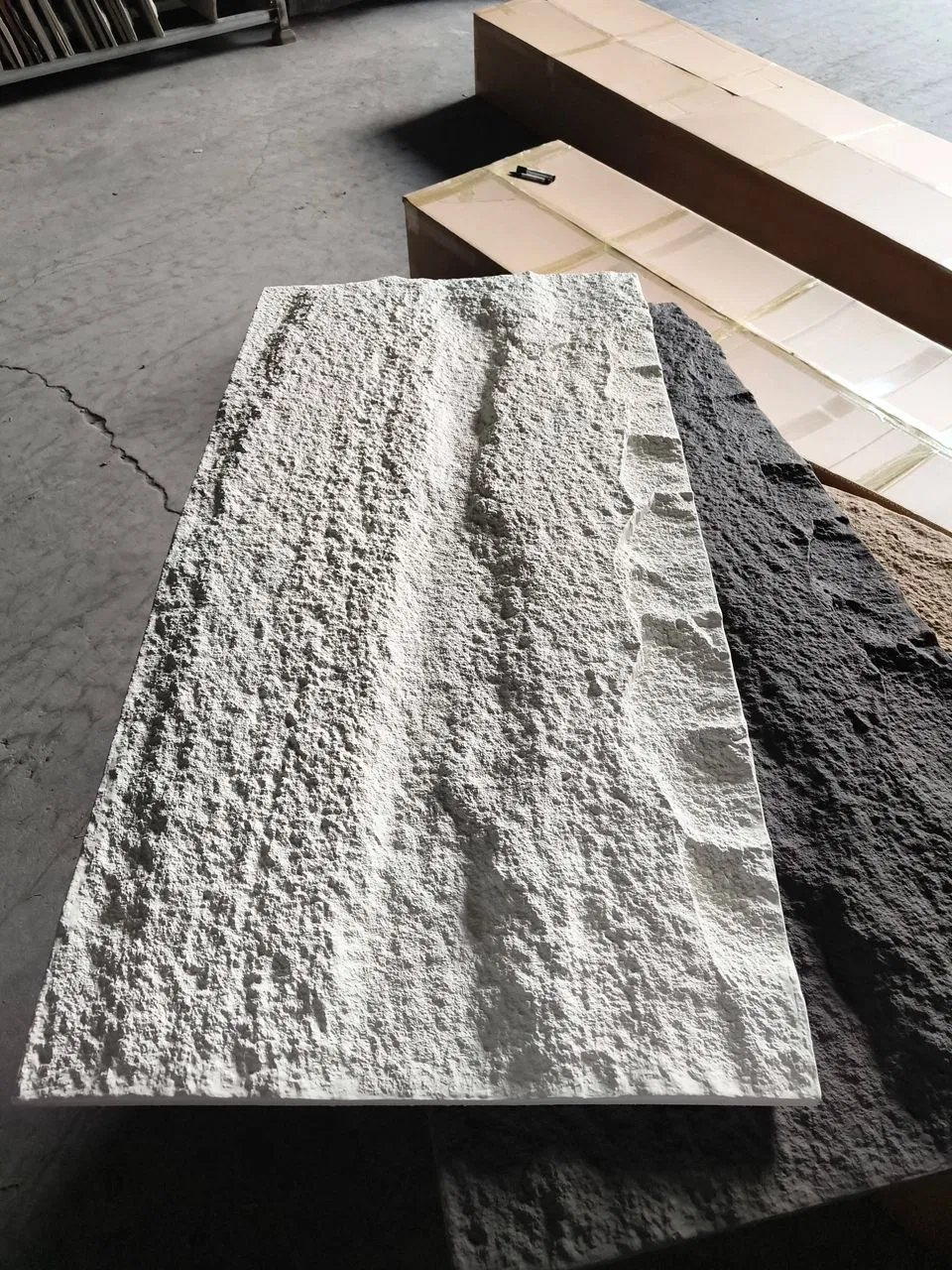 2900*600mm Wholesale Mushroom PU Stone Wall Panel Rock Faux Stone Veneer for Decorations