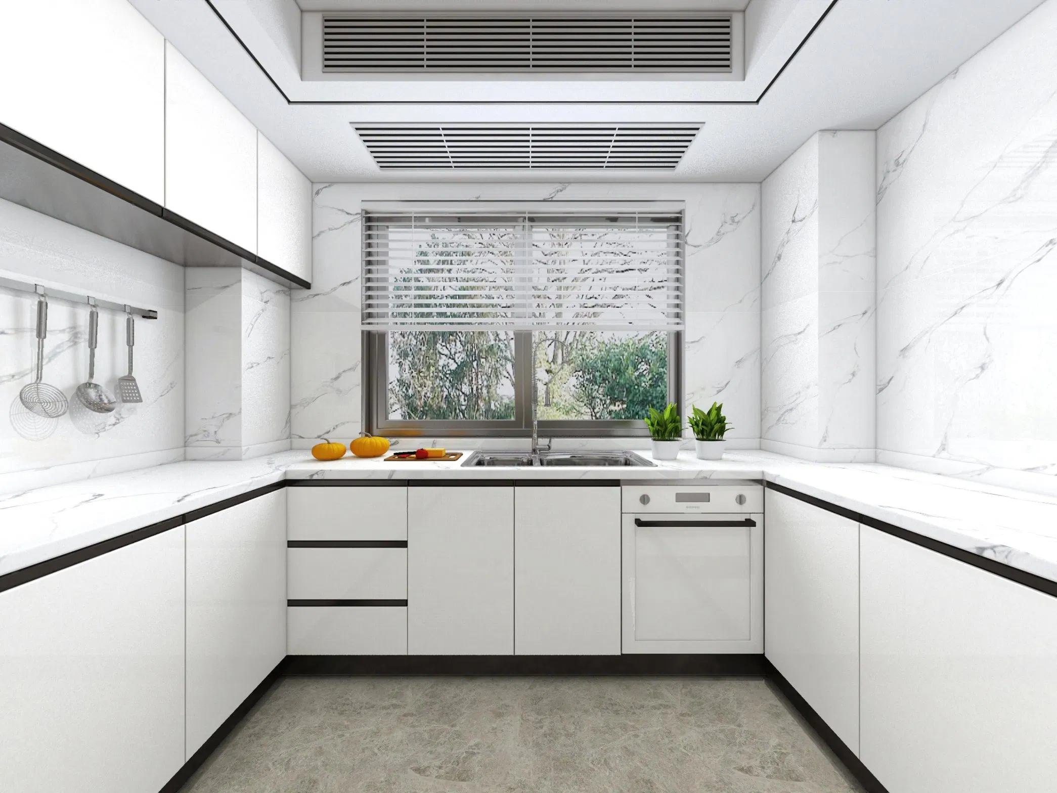 Engineering polished black/white/beige/grey/gold FBM-6207 Calacatta Rocky quartz stone for interiors/indoor slabs/kitchen/bathroom/vanity/table countertops