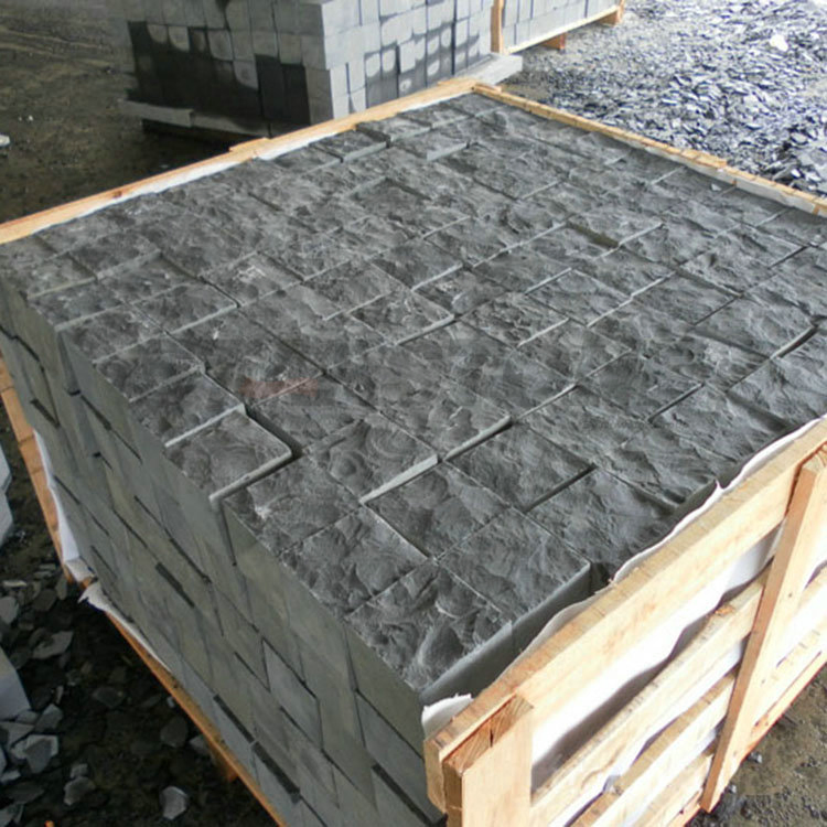 Natural Stone Granite Paver Black Basalt Cobblestone