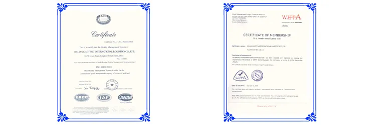 Certifications