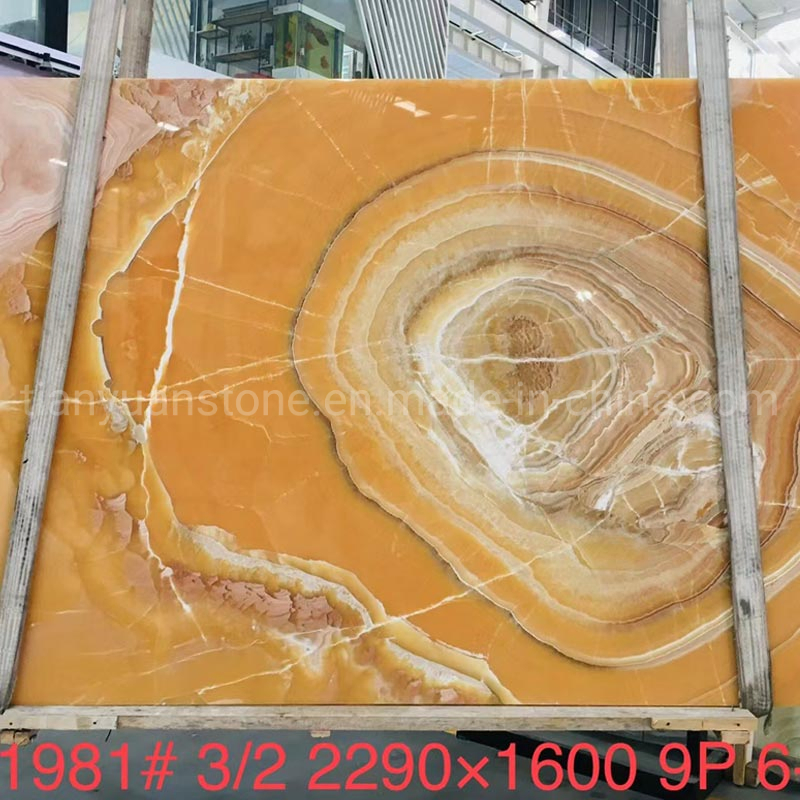 Home Floor and Wall Design Yellow Rosin Jade Onyx Stone