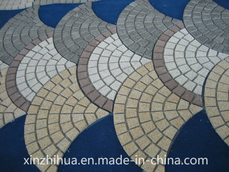 Natural Spit/Saw Cut/Bush Hammered/Customize Size Granite Kerb/Paving/Cube/Cobble Stone for Landscaping/Paving/Parking/Driveway