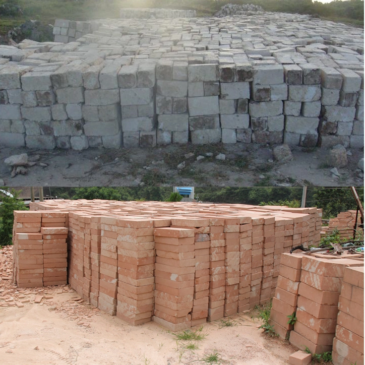 2026 Hkss-1400 Limestone Sandstone Horizontal and Vertical Multi-Blade Quarry Building Block Cutting Machine by Electric Power Generator on Rail Moving