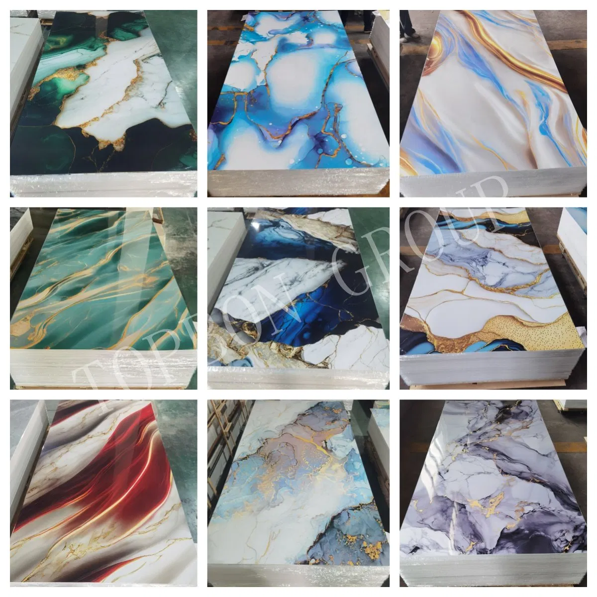 PVC Carbon Slate Marble Board PVC UV Marble Sheet Wall Paneling Sheet