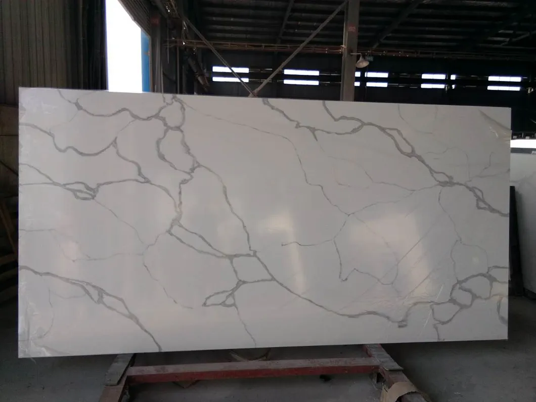 Calacatta White Quartz Slab